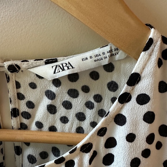 Zara polka dot midi dress - Picture 3 of 5